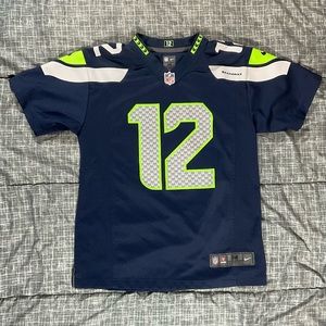 Nike Youth Seahawks Jersey M (10-12) 12th Fan Man